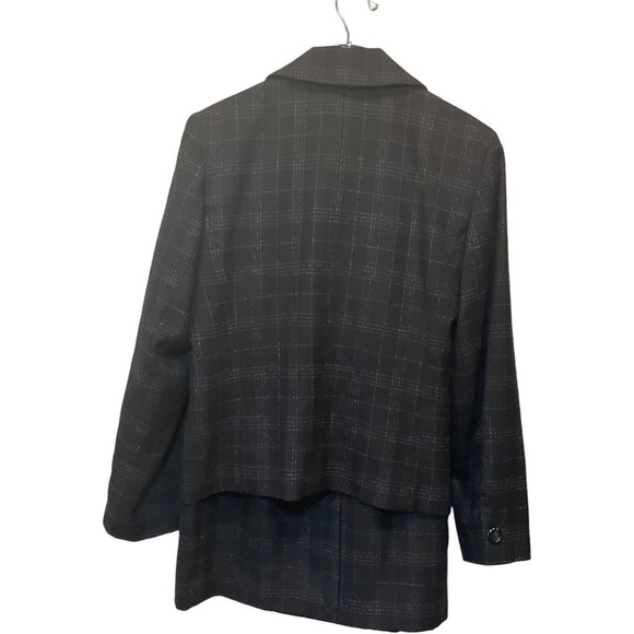 OLEG CASSINI LINED WOOL SKIRT SUIT SIZE 8 - Picture 2 of 5